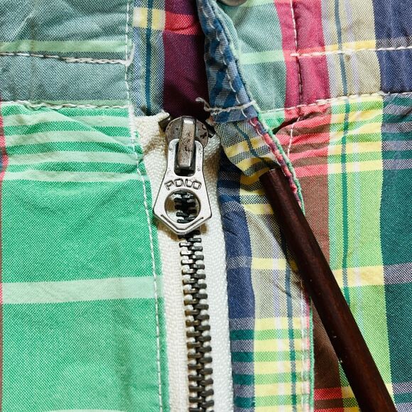 POLO Ralph Lauren Mens XXL Plaid Board Shorts Drawstring Mesh Lined Pockets - Picture 9 of 16